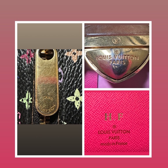 Louis Vuitton Black Murakami Multi Color Bucket Wallet - Picture 7 of 15